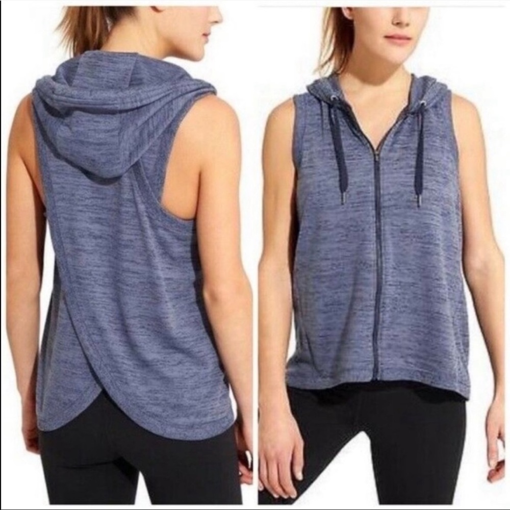 Athleta Blissful Balance Athletic Zip Up Vest Size Small